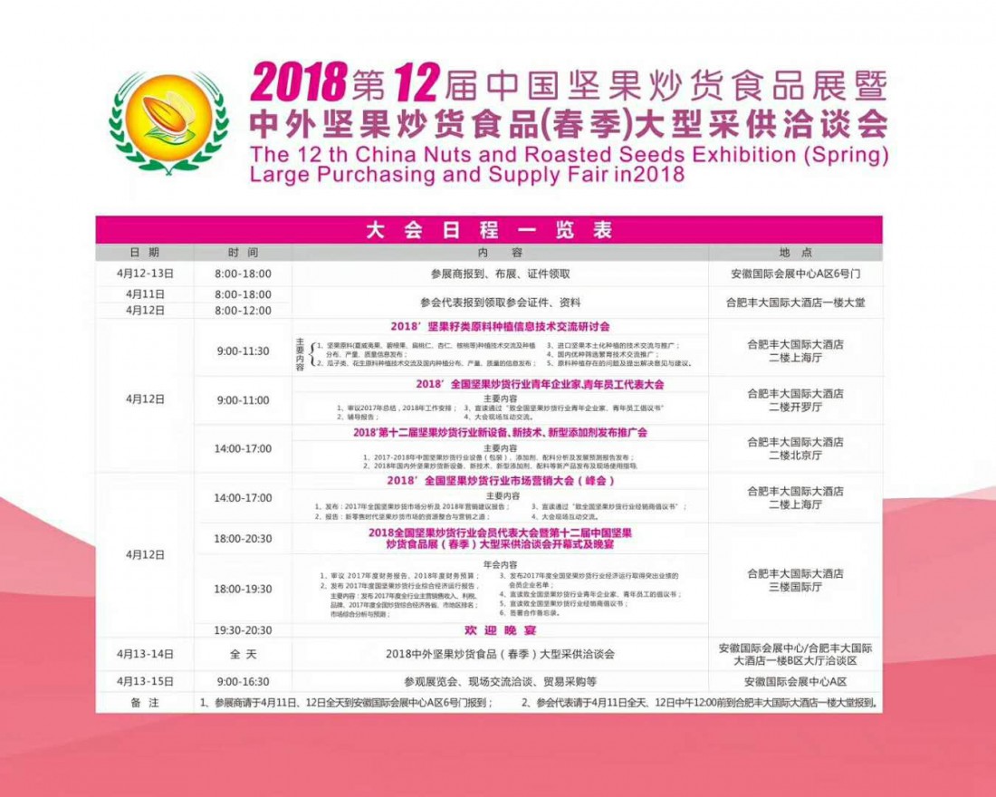 91探花视频在线观看食品機械邀您參加最專業(yè)的堅果炒貨會議 91探花视频在线观看食品機械邀您參(cān)加最(zuì)專業(yè)的(de)堅果炒貨會議